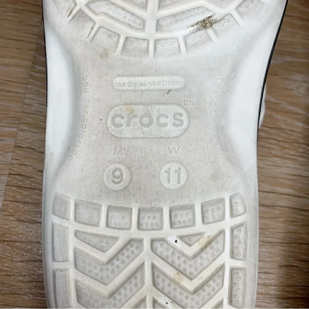Crocs Unisex White Flip Flop Sandals
